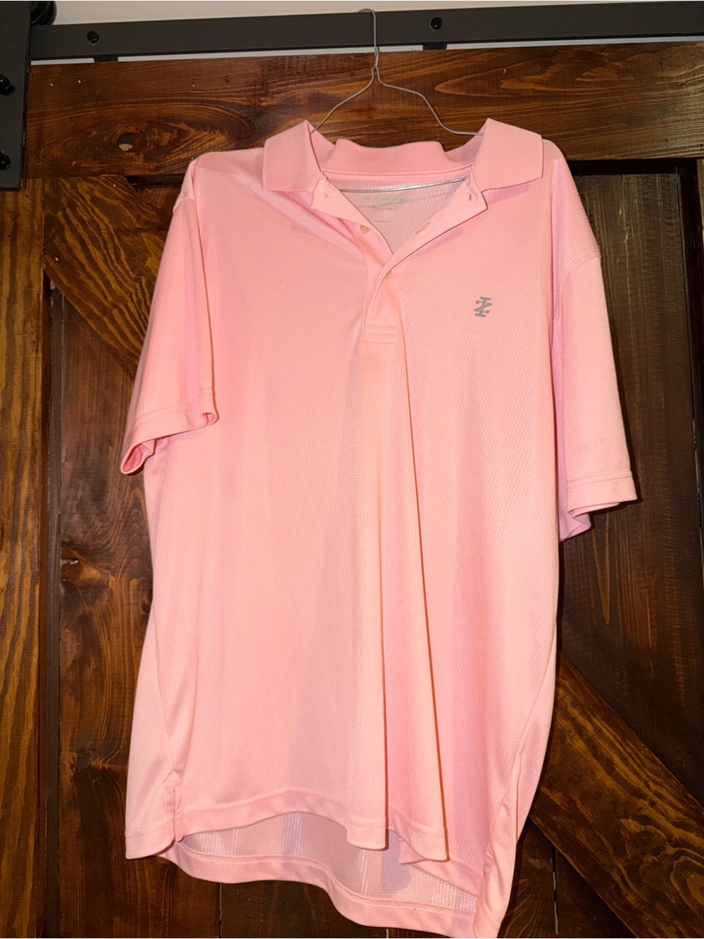 Izod Men's Pink Polo Shirt